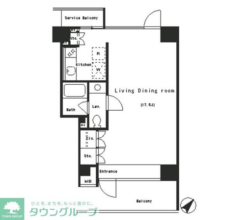 パークアクシス渋谷の物件間取画像